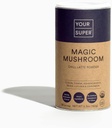 Din Super Magic Mushroom Superfood Powder - Mushroom Supplement för naturlig lugn, hjärnhälsa och immunstöd, gjord med organisk Ashwagandha, Lucuma, Reishi och Chaga Powder (30 portioner)