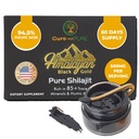 Cure wid Pure Himalayan Shilajit för Män & Kvinnor - 94,5% Fulvic Acid Resin, 500 mg 60 portioner - USA Lab-Tested Organic Adaptogen för energi, Vitality & Hormonal Balance