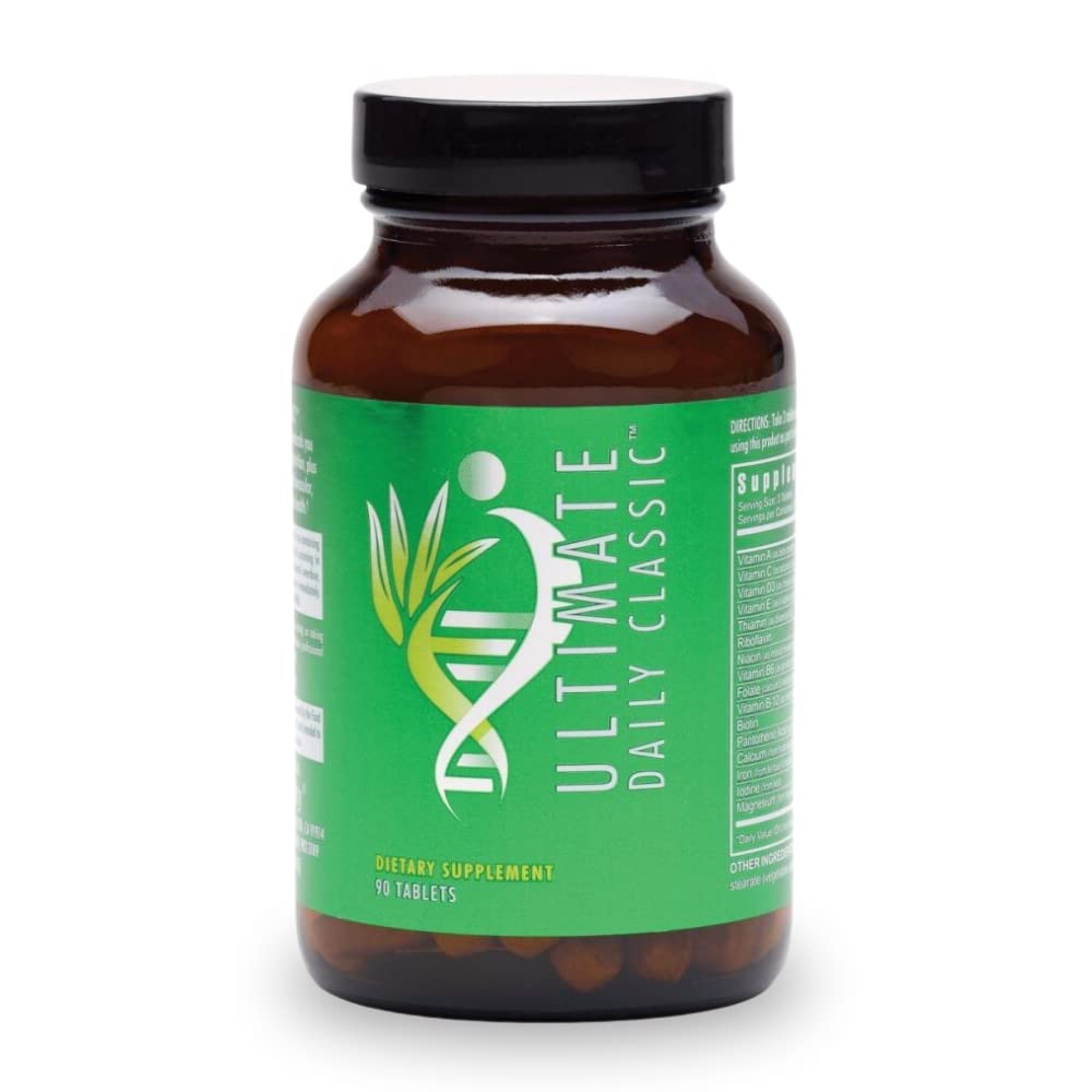 Youngevity Ultimate Daily ClassicTM tabletter - kompletta vitaminer, mineraler, aminosyror och botaniska - multivitamin för kvinnor och män - 90 tabletter