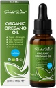 Organic Oregano Oil - 1 Fl Oz (30ml), 80% Carvacrol USDA Organic Oregano Oil Liquid Drops, koncentrerad växtbaserad, icke-GMO, Herbal Supplements