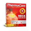 ThermaCare Heat Wraps för hals och axelsmärtlindring - Portable Adhesive Heating Pads med 16-timmars terapeutiskt värme - Drug-Free Muscle & Joint Soothing Patches - Stor - 11-Count