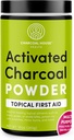 Charcoal House Hardwood aktiverat kolpulver - Ämne första hjälpen för att göra kolfjäder, Charcoal Foot Soaks, Charcoal Baths & More! - 10oz