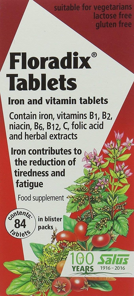 (2 Pack) - Floradix - Floradix Iron | 84 s | 2 Pack Bundle