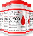 NutraRize (5 Pack) Sugar Sync Glyco Optimizer Capsules, Officiell SugarSync Glyco Optimiser, Sugar Sync Joint Optimizer, Sugar Sync Gluco Cleanse Detox Formel, SugarSync Glycol Reviews (300 kapslar)