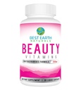 Best Earth Naturals Beauty Vitamins Phytoceramide Pills - Skin Hydrating Support Supplement med Alpha Lipoic Acid och mer för att hjälpa till att främja Hydrated Skin - 30 greve