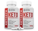 Ketosyn Keto ACV Pills 1275MG Keto Support Blend Capsule Alternative till Keto ACV Gummies Formulerad med Apple Cider Vinegar Extra Virgin Olive Oil Powder Green Tea Leaf 120 kapslar