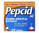 Pepcid AC Acid Reducer Maximal Styrka tabletter, 100-Count
