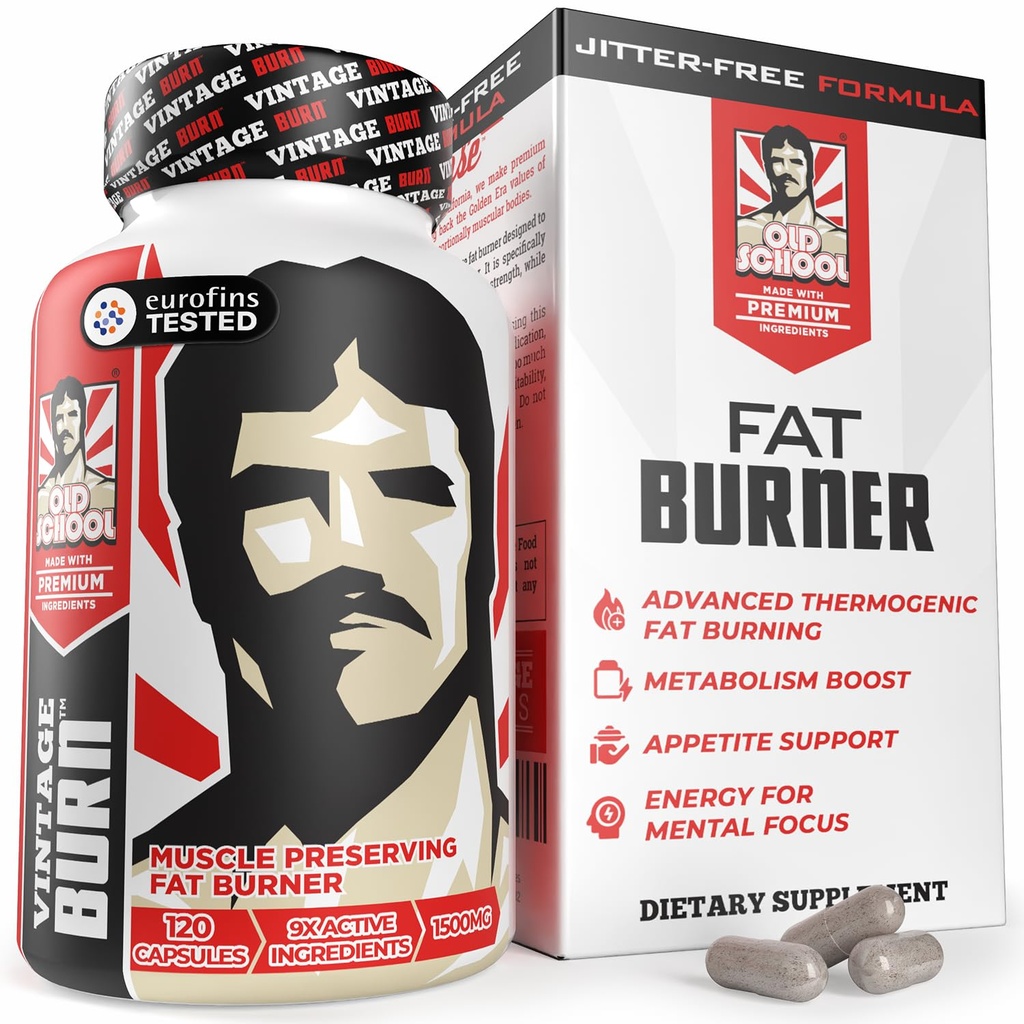 Premium Thermogenic Fat Burner för Män & Kvinnor | Viktminskning Piller för bevarad Lean Muscle & Burn Stubborn Fat | Appetite Suppressant för viktminskning för ökad energi | USA Made - 120 kapslar