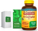 Super B-Complex med C, 460 tabletter med exklusiva vitaminer och mineraler A till Z - Bättre Ligth & Spring Guide (2 objekt)