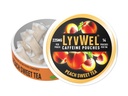 LyvWel Ultra koffeinpåse - Peach Sweet Tea - 225 mg naturkoffein med Guarana - ren energi för fokus och humör - 1-pack (15 påsar)