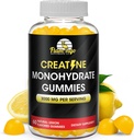 Kreatin Gummy Supplement- Lemon smaksatta kreatinmonohydrat Pre Workout Chews for Energy Boost, Kreatin Supplement för byggmuskel och styrka, Vegan, icke-GMO 90 Count