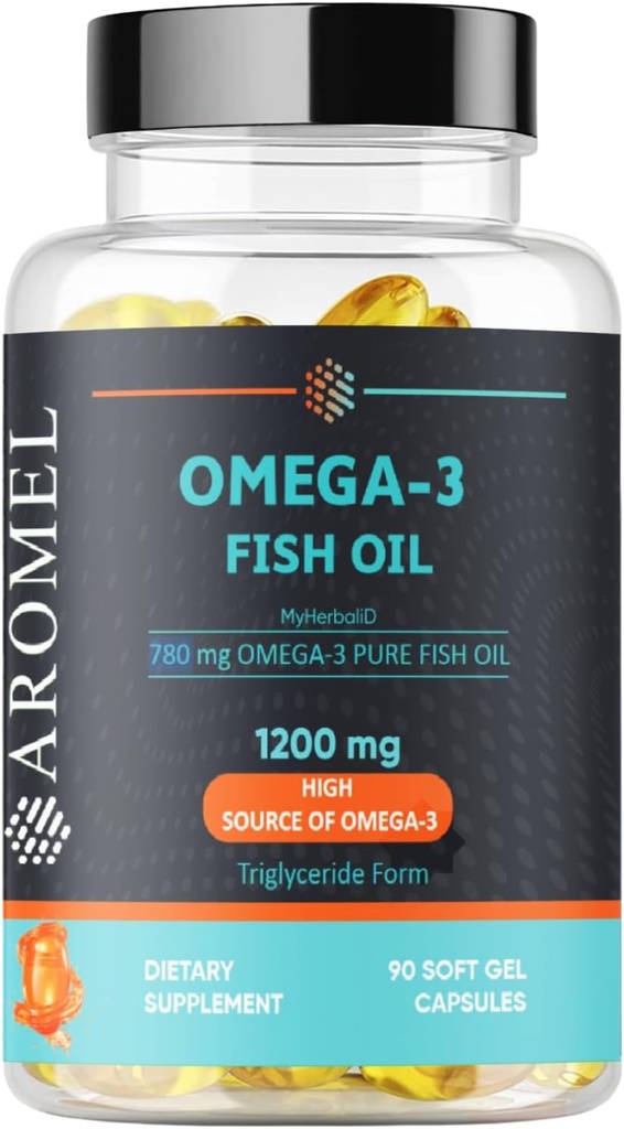 Omega-3 fiskolja 1200mg 90 mjuka Gel kapslar