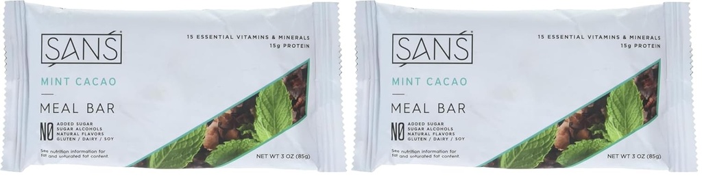 Restauranger i närheten av SANS Meal Bar Mint Cacao Meal Bar, 3 OZ (Pack of 2)