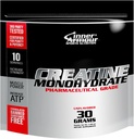 Micronized Creatine Monohydratpulver - Öka muskelstyrka och uthållighet - Snabb upplösning, smakfri, Vegan Fitness Supplement, Keto Friendly - 30 gr eller 10 portioner
