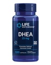 Litium 1000 mcg och DHEA 25 mg - Hjärnhälsa, anti-aging, livslängd, immun och sexuella hälsotillskott - 100 greve
