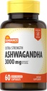 Sundance Ashwagandha Capsules | 3000mg | 60 greve | Extra styrka Formel | med Black Pepper Extract | Non-GMO och Gluten Free Supplement