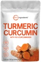 Gurkmeja Extract 95% Curcuminoids (Natural Turmeric Extract och gurkmeja Supplements), 100 Grams, Rich i Antioxidanter för Joint & Immune Support, Inga GMO, Vegan Friendly, Indien Origin