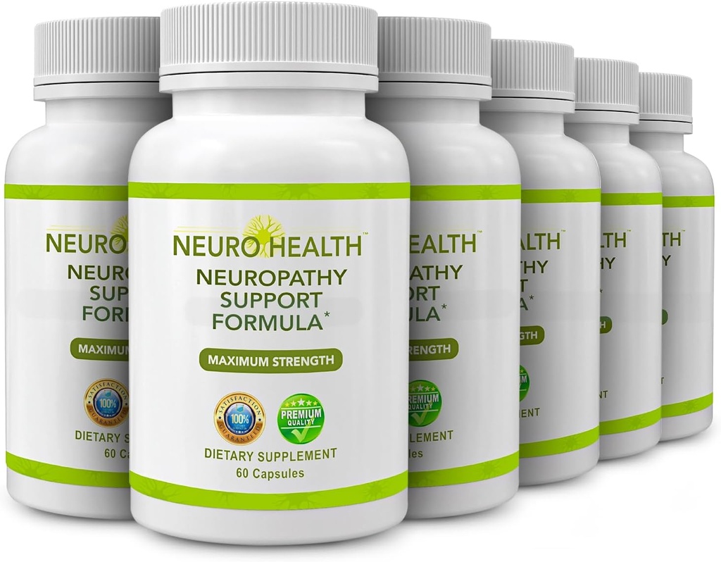 Nerve Support Formel för neuropati - ditt nervtillskott med B-vitaminer och Alpha Lipoic Acid - Rapid Absorption - 360 kapslar