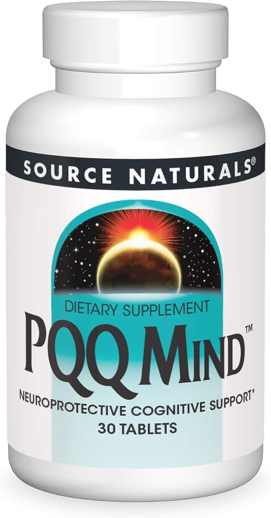 Källa Naturals PQQ Mind, neuroprotektiv kognitiv support* - 30 tabletter