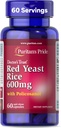 Puritans Pride Doctors Trust® Red Yeast Rice 60mg med Policosanol, Dietary Supplement, 60 Rapid Release Capsules