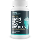 Brain Memo Max Pro Plus - Top Memory & Brain Memo Max Pro Supplement - Stödförbättrat minne och mental akut - Hjälp naturlig hjärnfunktion - Stöd fokus, mental återhämtning och energi