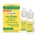 A + Health Earwax Removal Drops, Carbamide Peroxid 6,5%, Made in USA, Twin Pack, 1 fl Ounce (Två 0,5 fl oz flaskor)