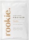Rookie Wellness Plant-Based Probiotic Protein - Organic Pea Protein Powder med komplett Amino Acid Profile, Gut-Healthy Prebiotics & Probiotics, & Över 25 Vitaminer & Minerals (10 Sachets, Vanilla)