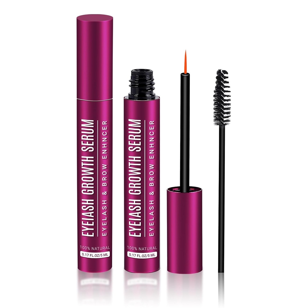 Lash Serum för Eyelash Growth, Eyelash Growth Serum (5ml), Lås upp hemligheten till längre, Fuller och mer lyxiga fransar med Eyelash Growth Serum