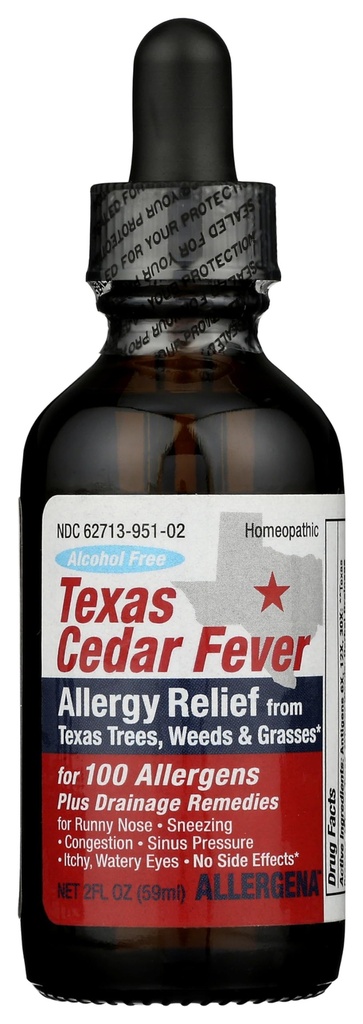 PROGENA Allergena Texas Cedar Fever (2 Fl Ounce, Vuxen)