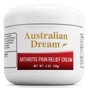Australian Dream Arthritis Smärta Relief Cream - Soothing & Non-Greasy - Kraftfulla aktuella artrit smärta lättnad - bra för muskelvärk eller gemensamma - 4 oz Jar