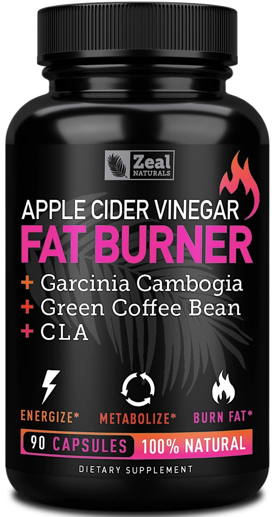 Apple Cider Vinegar Weight Management Pills för kvinnor - Garcinia Cambogia + w. CLA & Green Coffee Bean Green Tea