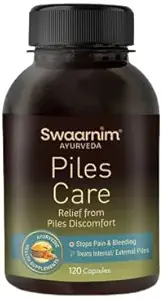 Piles Care Ayurvedic Healthy Supplements for Women Health, 100% Natural - No Added Chemicals and Gluten Free, 120 Capsules