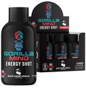 Gorilla Mind Energy Shots (Pack of 6) - Förbättrad fokus och energi, sockerfri, snabbverkande, potent formel med vitaminer och naturliga extrakt (Black Cherry Vanilla)