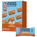 CLIF BAR Minis - Crunchy Peanut Butter - Made with Organic Oats - 5g Protein - Non-GMO - Plant Based - Snack-Size Energy Bars - 0,99 oz (20 Pack)