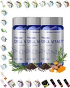 Oxidativ stressavlastningsformel av Waybest Cell Vitality NRF2 Activator (180 Vegan Capsules),Nutritional Antioxidant Anti-Aging Health Supplements,Blend of 5 Natural Herbal Phytonutrients Ingredients