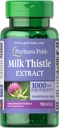 Puritans Pride Milk Thistle 1000mg, 4:1 Extract (Silymarin), 90 greve