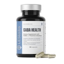 LES Labs GABA Health - Calm Mind & Relaxation, Stress Relief, Neurotransmittor Support & Deep Sleep - GABA, Taurine, Passionflower, Skullcap, L-Theanine & Magnesium - Non-GMO Supplement - 90 kapslar