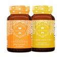True Veda Mood Bundle USDA Organic | Multi-Award-Winning | Organisk Ashwagandha KSM-66® | Organisk Helig Basil med vitamin B6