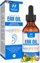 Organisk öronolja för öroninfektion - naturliga örter för öronförebyggande, simmare öra och vax borttagning - barn, vuxna, baby och hund Earache Remedy - med Mullein, vitlök, Calendula Made i USA