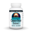 Källa Naturals Cherry Fruit Extract, Naturlig Källa av flavonoider Det fungerar som antioxidanter *, 500 mg - 180 tabletter