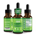 Premium klorofyll flytande droppar - 100% naturlig och glutenfri flytande klorofyll - Icke GMO, 118 portioner