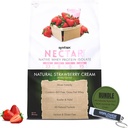 Syntrax Native Whey Protein Isolate - Kosher & Halal, Lactose & Gluten Free - Natural Strawberry Cream smak - 2 pund - med Keychain