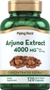 Piping Rock Arjuna Extract | 4000 mg | 120 kapslar | från Arjuna Bark Herb | Concentrated Herbal Supplement | Non-GMO, Gluten Free