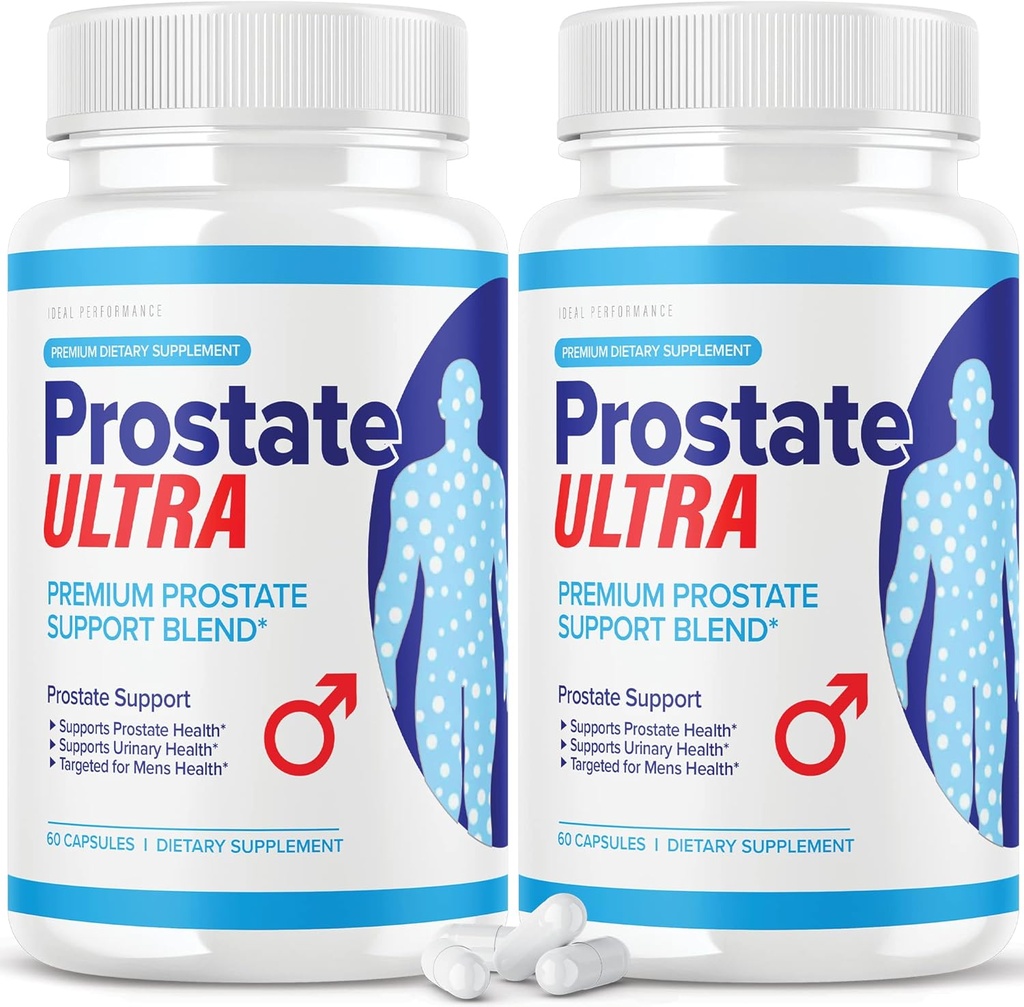 (2 Pack) Prostata Ultra Supplements for Men Prostate Health Formel (120 kapslar)
