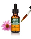 Herb Pharm Organic Rapid Immune Boost: Fast-Absorbing Tincture för vuxna, Echinacea Tincture med Goldenseal, Ginger Extract & Elderberry, Immune Support Supplement & Wellness Aid, 1 Oz