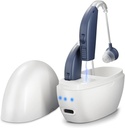 Hearing Aids Rechargeable (Pair), Hearing Amplifier för seniorer och vuxna, OTC Bakom-The-Ear BTE Hearing Aid, Digital PSAP Personal Sound Amplification, Volume Control & Noise Cancellation