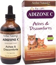 Amber NaturalZ Adizone C Herbal Supplement för katter | Stöder hälsosamt inflammatoriskt svar, yrkesmässigt obehag och normal gemensam funktion | naturligt stöd för aktiva och åldrande fenomen