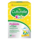 Culturelle Kids Probiotic + Fiber Packets (åldrar 3 +) - 24 greve - Digestive Health & Immune Support - Hjälper till att återställa reglering (Packaging kan variera)