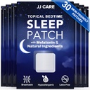JJ CARE Sleep Patches 30 PCS, Sleep Aids for Adults Extra Strength, Natural and Toxin-Free Sleep Patch, Melatonin Patch för daglig användning, Melatonin Natural Patch for Sleep Support