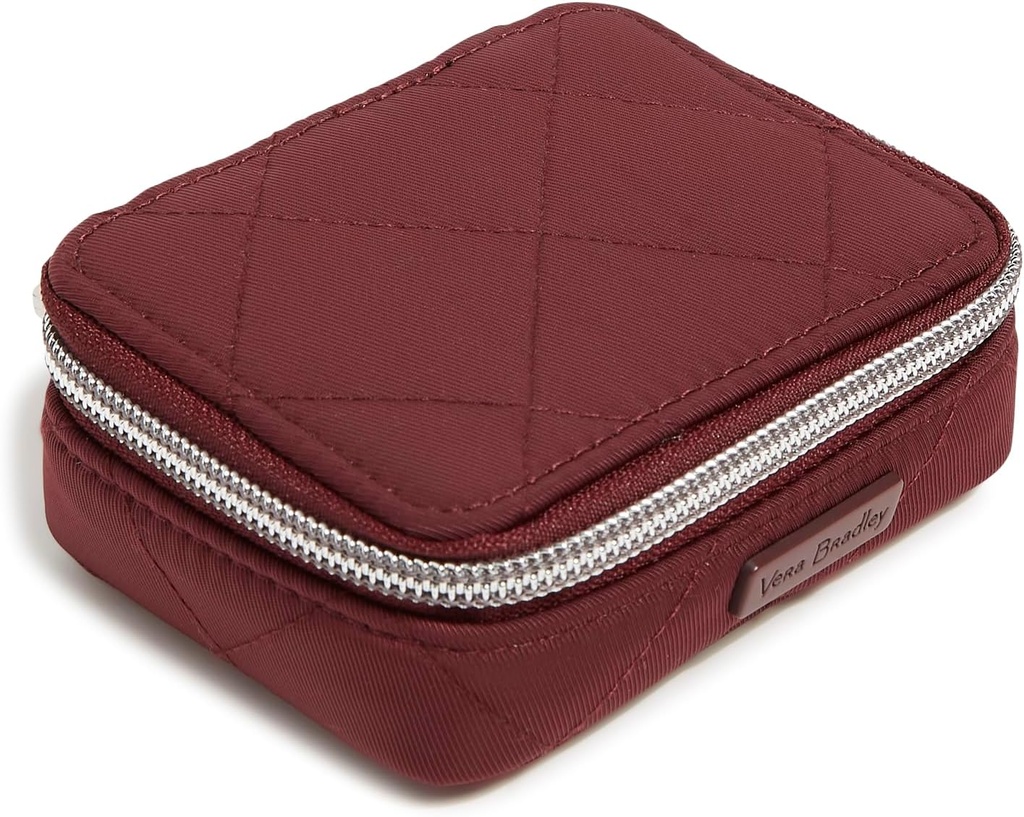 Prestanda Twill Travel Pill Organizer, Raisin